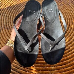 Eileen Fisher Black Women's Sandals